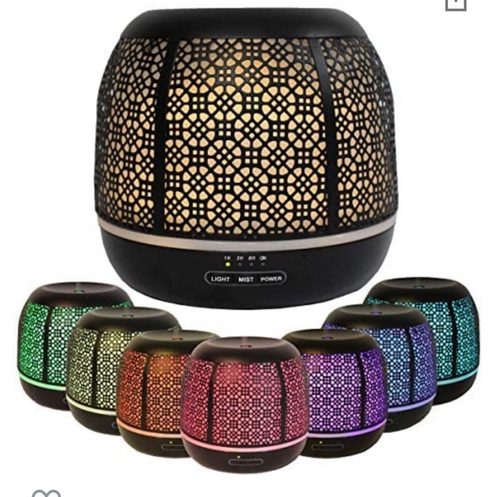 Diffuser for Essential Oils Light Changing Feature Timer 500ml large capacity